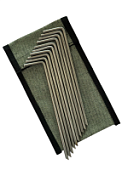 Колышки Ø 6мм в чехле 10 шт. нержавейка